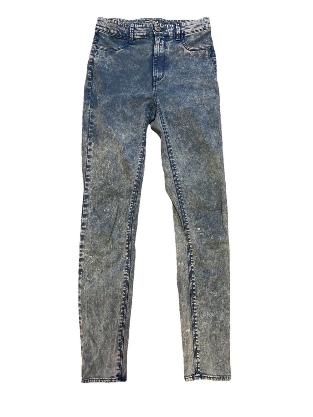 American Eagle Sky High Jeggings Womens Size 0 Stretch Pockets Denim Jeans